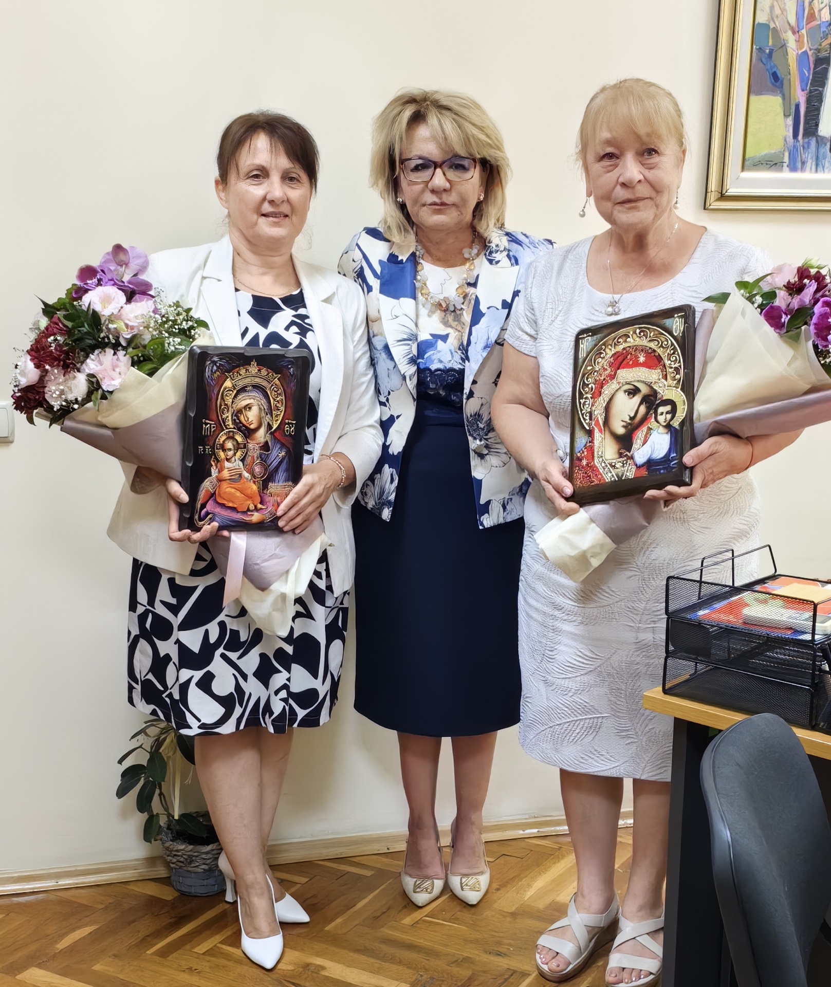 Здравка Минчева, Наталия Михалевска и инж. Розалия Личева Здравка Минчева, Наталия Михалевска и инж. Розалия Личева