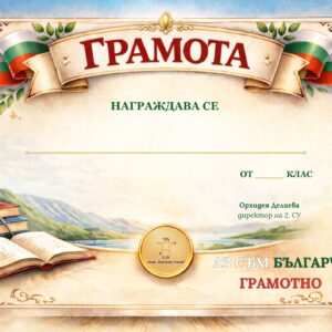 Добра практика в 2 СУ „Акад. Емилиян Станев“ : ,,Аз съм българче грамотно“ Добра практика в 2 СУ „Акад. Емилиян Станев“ : ,,Аз съм българче грамотно“